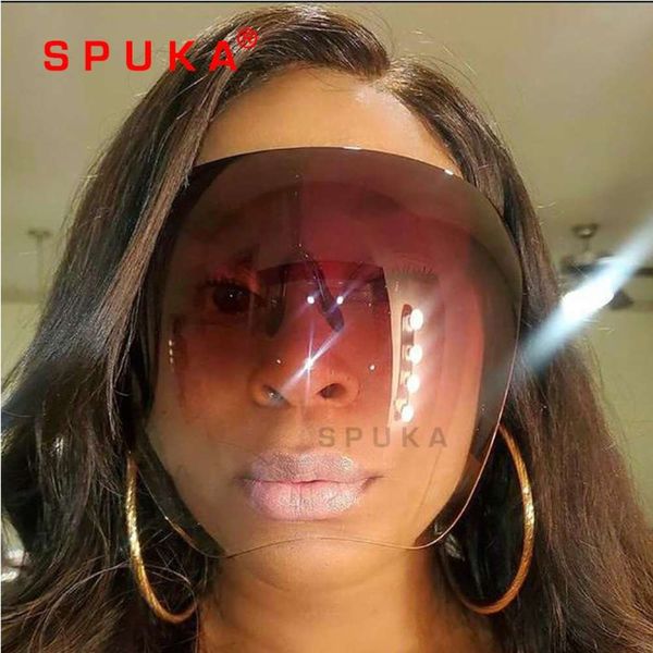spuka womens oversized face shield glass men visor anti-fog fachield sunglass spk05c, White;black
spuka womens oversized face shield glass men visor anti-fog fachield sunglass spk05c, White;black