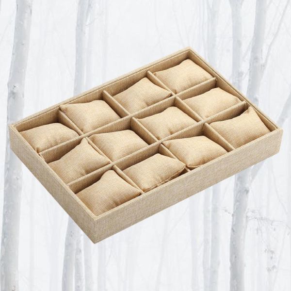 watch boxes & cases delicate multi-lattice case pillow design storage tray flannelette box (linen color), Black;blue
watch boxes & cases delicate multi-lattice case pillow design storage tray flannelette box (linen color), Black;blue