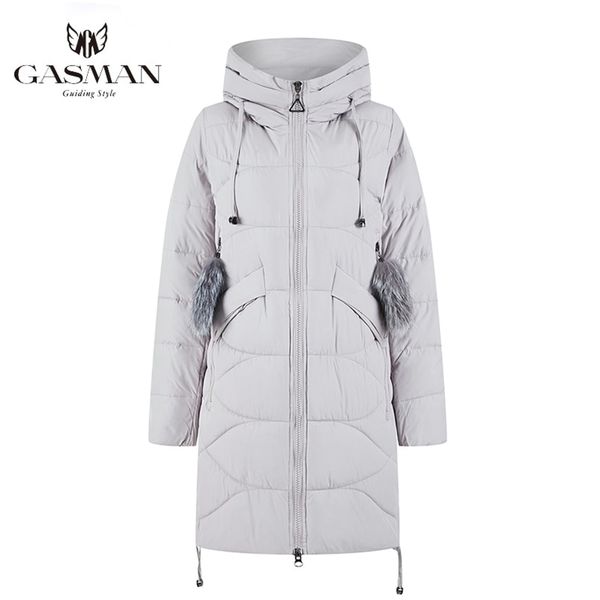 gasman winter women brand coat jacket down medium length hooded warm parka fur outerwear coats 18821 210923, Black
gasman winter women brand coat jacket down medium length hooded warm parka fur outerwear coats 18821 210923, Black