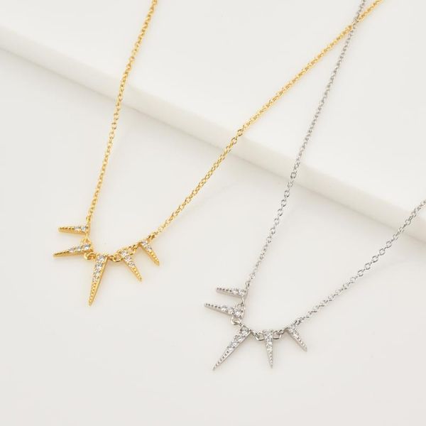 chains lozoya 925 sterling silver gold spike pendant rock punk fine long chain necklace wedding party 2021 jewelry
chains lozoya 925 sterling silver gold spike pendant rock punk fine long chain necklace wedding party 2021 jewelry