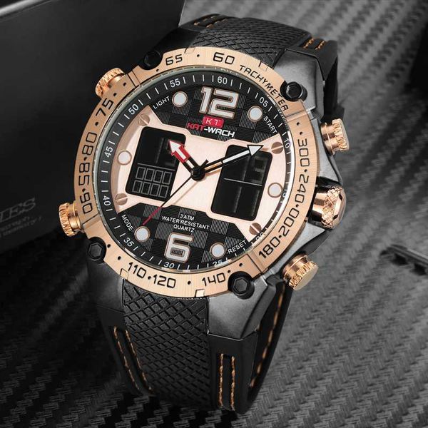 wristwatches kt genuine men's luminous waterproof watch multi functional dial fashion quartz, Slivery;brown
wristwatches kt genuine men's luminous waterproof watch multi functional dial fashion quartz, Slivery;brown