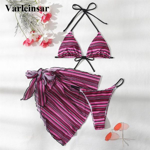 striped halter bikini women swimwear female swimsuit three-pieces set with sarong bather bathing suit swim v2872h two-piece suits
striped halter bikini women swimwear female swimsuit three-pieces set with sarong bather bathing suit swim v2872h two-piece suits