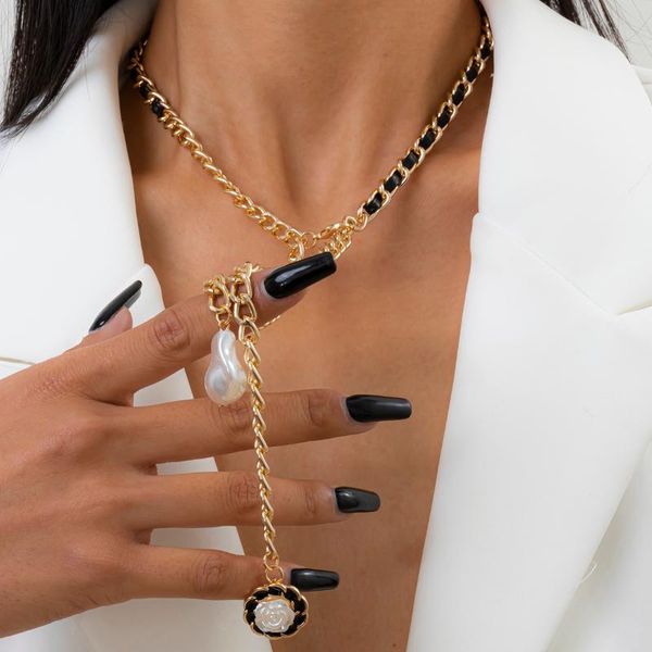 chains necklace special-shaped imitation pearl long female fashion statement jewelry 2021 charm iced out, Silver
chains necklace special-shaped imitation pearl long female fashion statement jewelry 2021 charm iced out, Silver