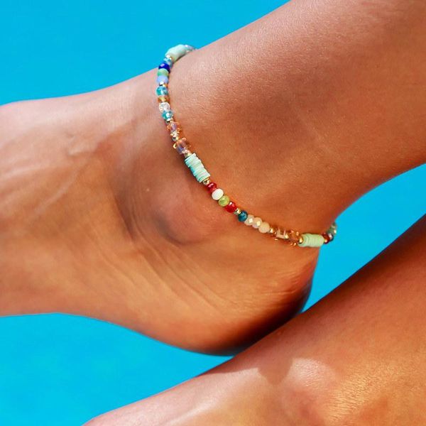 anklets boho simple mix beads for women summer beach foot jewelry fashion ankle bracelets on the leg, Red;blue
anklets boho simple mix beads for women summer beach foot jewelry fashion ankle bracelets on the leg, Red;blue