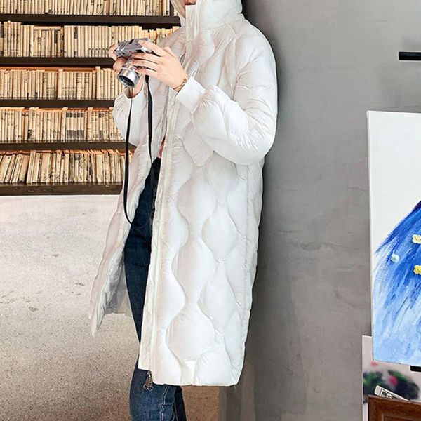 women's wool & blends korean fashion women cotton padded jacket mid-length solid long sleeve cardigan zipper stand collar thicken winte, Black
women's wool & blends korean fashion women cotton padded jacket mid-length solid long sleeve cardigan zipper stand collar thicken winte, Black