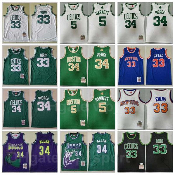 men retro basketball larry bird mitchell ness jersey vintage kevin garnett 5 patrick ewing 33 paul pierce ray allen 34 team color green, Black
men retro basketball larry bird mitchell ness jersey vintage kevin garnett 5 patrick ewing 33 paul pierce ray allen 34 team color green, Black