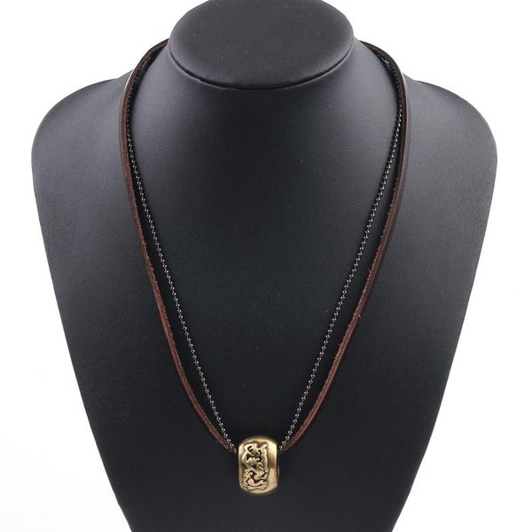 pendant necklaces vintage punk genuine cow leather necklace r ing circle brown black rope chain charm gift for men and women 20pcs, Silver
pendant necklaces vintage punk genuine cow leather necklace r ing circle brown black rope chain charm gift for men and women 20pcs, Silver