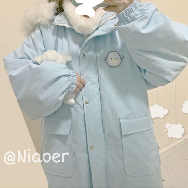 women's jackets japanese preppy style sweet cotton jacket cute embroidery casual long-sleeved kawaii women hoodie chic harajuku zipper, Black;brown
women's jackets japanese preppy style sweet cotton jacket cute embroidery casual long-sleeved kawaii women hoodie chic harajuku zipper, Black;brown