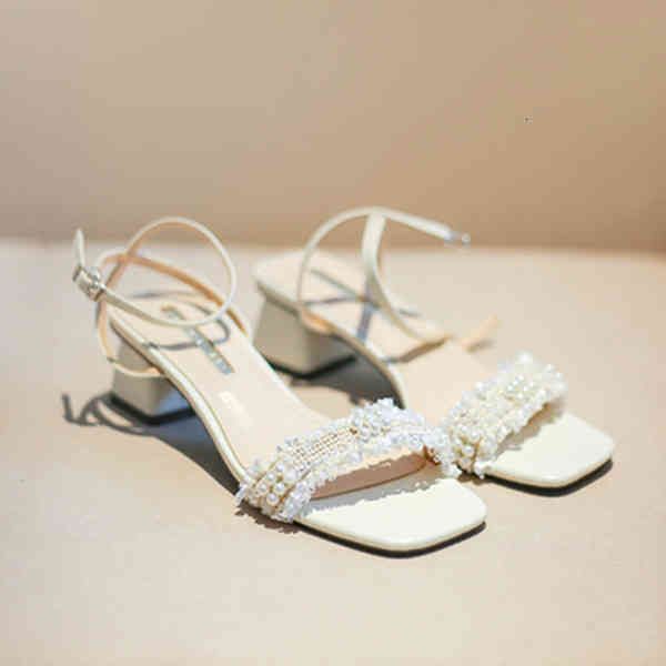 dress shoes 2021 fairy style sandals high heels open toe pearl square heel high-quality leather shoess uy1y, Black
dress shoes 2021 fairy style sandals high heels open toe pearl square heel high-quality leather shoess uy1y, Black