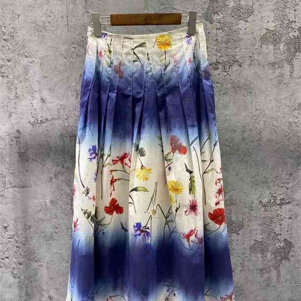 truevoker european fashion 100% cotton high street party skirt women's elegant blue flower print midi holiday 210602, Black
truevoker european fashion 100% cotton high street party skirt women's elegant blue flower print midi holiday 210602, Black