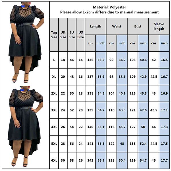 6xl plus size black dress for women puff sleeve asymmetrical dresses female vintage polka dot dress with sashes party dress d30, Black;gray
6xl plus size black dress for women puff sleeve asymmetrical dresses female vintage polka dot dress with sashes party dress d30, Black;gray