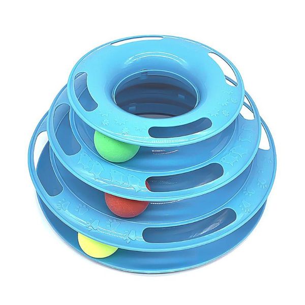 cat toys three layer amusement disc intelligence toy for funny tower puzzle grind ball training plate
cat toys three layer amusement disc intelligence toy for funny tower puzzle grind ball training plate