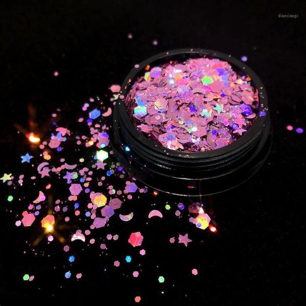 1g/5g laser blended flash holographic sequins diy eye makeup nail patch mixed size glitter powders 3d art decorations1, Silver;gold
1g/5g laser blended flash holographic sequins diy eye makeup nail patch mixed size glitter powders 3d art decorations1, Silver;gold