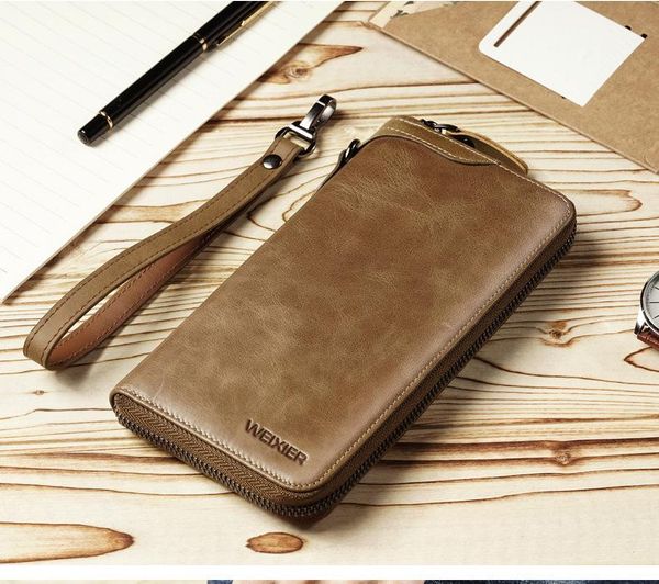 wallets men's long purse cow split leather men vintage clutch business large capacity brand male, Red;black
wallets men's long purse cow split leather men vintage clutch business large capacity brand male, Red;black