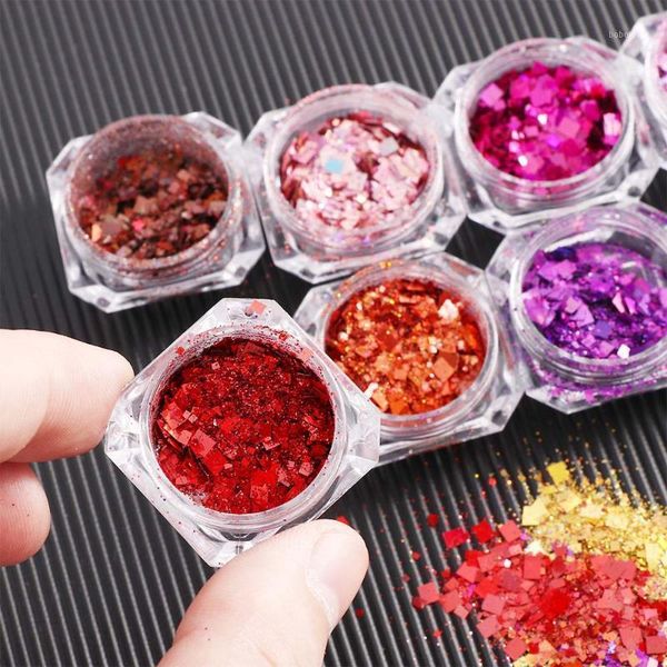 box nail art glitter flakes quadrilateral sequins holographic shiny chrome pigment powder for gel diy decoration tip1, Silver;gold
box nail art glitter flakes quadrilateral sequins holographic shiny chrome pigment powder for gel diy decoration tip1, Silver;gold