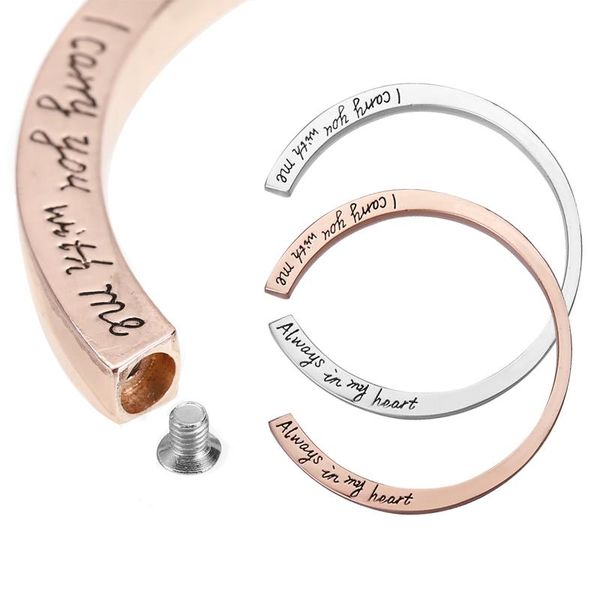 bangle urn jewelry bracelet open lettering stainless steel men women bangles cremation ashes memorial bracelets, Black
bangle urn jewelry bracelet open lettering stainless steel men women bangles cremation ashes memorial bracelets, Black