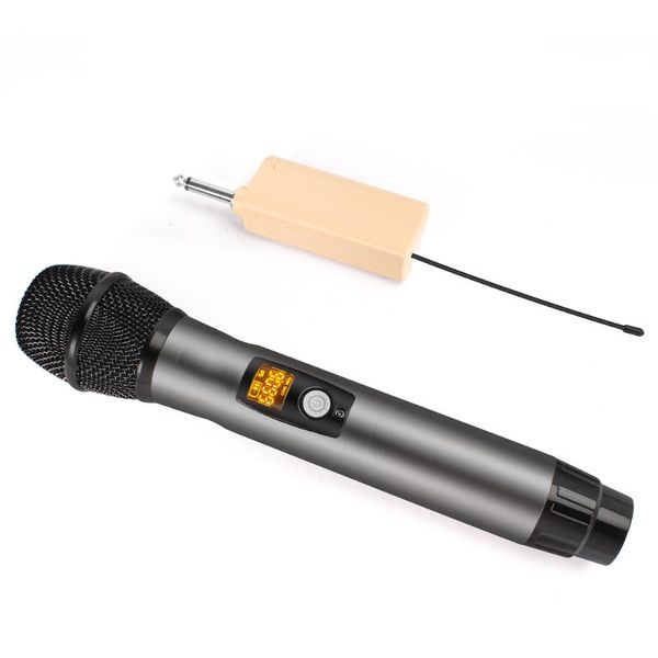microphones portable uhf wireless microphone system 262ft range 1/4" plug battery operated cordless for karaoke singing, wedding
microphones portable uhf wireless microphone system 262ft range 1/4" plug battery operated cordless for karaoke singing, wedding