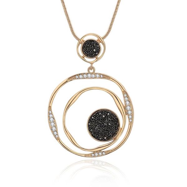 pendant necklaces black pink crystal round long for women luxury statement necklace fashion jewelry accessories 2021, Silver 
pendant necklaces black pink crystal round long for women luxury statement necklace fashion jewelry accessories 2021, Silver
