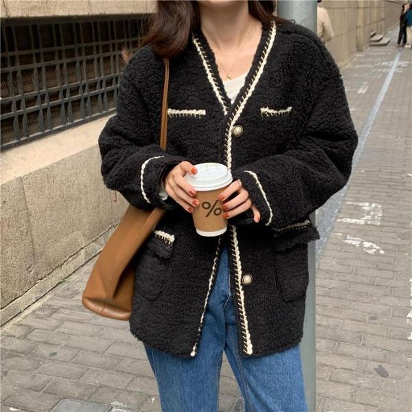 winter coat womens oversize fashion cashmere wool coats outerwear female short thickening warm woolen overcoat women trench women's jac, Black;brown
winter coat womens oversize fashion cashmere wool coats outerwear female short thickening warm woolen overcoat women trench women's jac, Black;brown