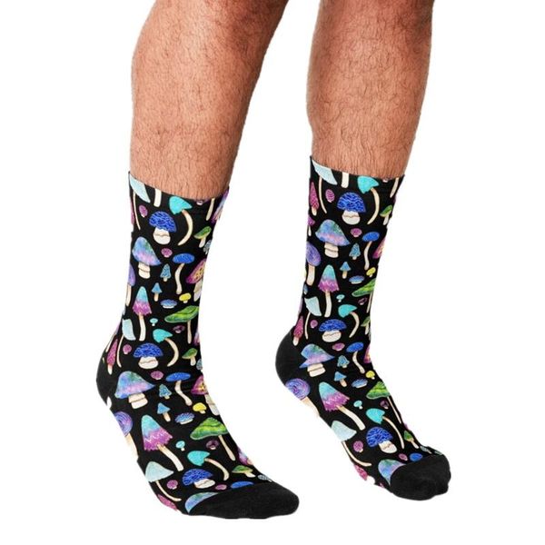men's socks 2021 funny watercolor mushroom pattern printed hip hop men happy cute boys street style crazy for me, Black
men's socks 2021 funny watercolor mushroom pattern printed hip hop men happy cute boys street style crazy for me, Black