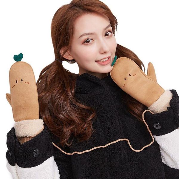 fingerless gloves suogry mittens ladies winter hanging neck plus velvet thick suede warm korean students cute cartoon, Blue;gray
fingerless gloves suogry mittens ladies winter hanging neck plus velvet thick suede warm korean students cute cartoon, Blue;gray