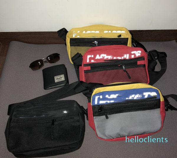 brand new 3m reflective skateboards bag message bags casual men and women hip-hop shoulder bag mini mobile phone packs