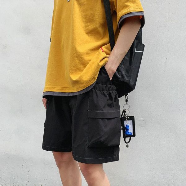 big pocket men cargo shorts leisure fashionable man bermuda 2021 streetwear beach short pants male men's, White;black
big pocket men cargo shorts leisure fashionable man bermuda 2021 streetwear beach short pants male men's, White;black