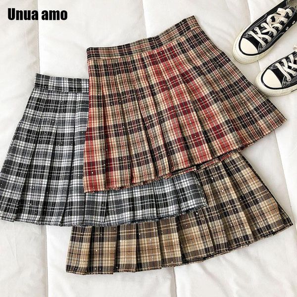 skirts unua amo 2021 vintage plaid women fashion wild casual harajuku cute pleated skirt summer a-line high waist mini, Black
skirts unua amo 2021 vintage plaid women fashion wild casual harajuku cute pleated skirt summer a-line high waist mini, Black
