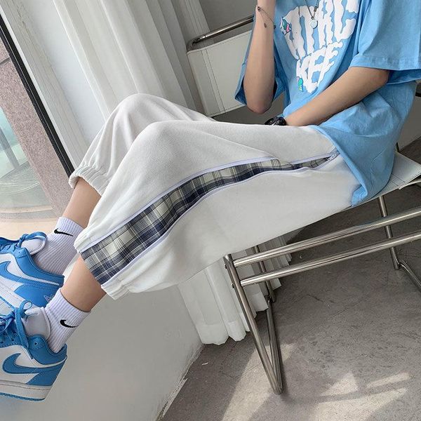 men's pants 2021 summer loose thin cropped straight wide-leg trendy brand casual shorts sport plaid hip hop, Black
men's pants 2021 summer loose thin cropped straight wide-leg trendy brand casual shorts sport plaid hip hop, Black