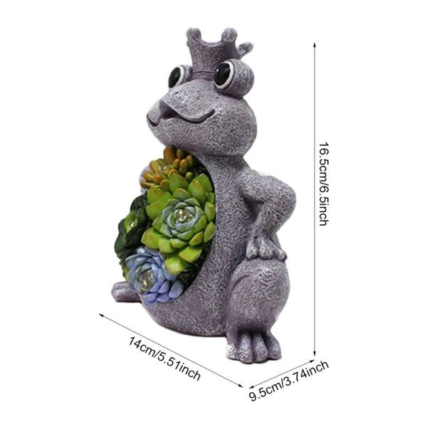 garden decorations solar statue frog ornament with succulent 4 led lights outdoor lawn decor
garden decorations solar statue frog ornament with succulent 4 led lights outdoor lawn decor