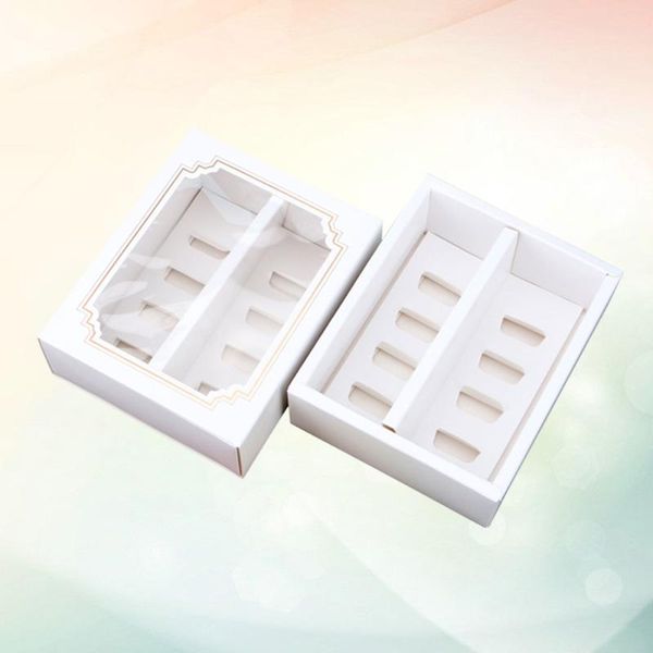 gift wrap 10pcs paper macarons box with clear window dessert containers muffin carriers for home shop
gift wrap 10pcs paper macarons box with clear window dessert containers muffin carriers for home shop
