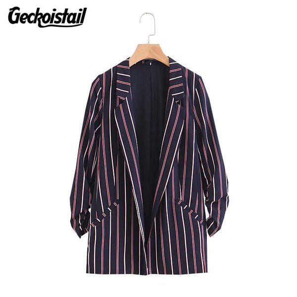 women's suits & blazers geckoistail formal office lady long sleeve striped for women notched collar coat casual outerwear casacofeminin, White;black
women's suits & blazers geckoistail formal office lady long sleeve striped for women notched collar coat casual outerwear casacofeminin, White;black