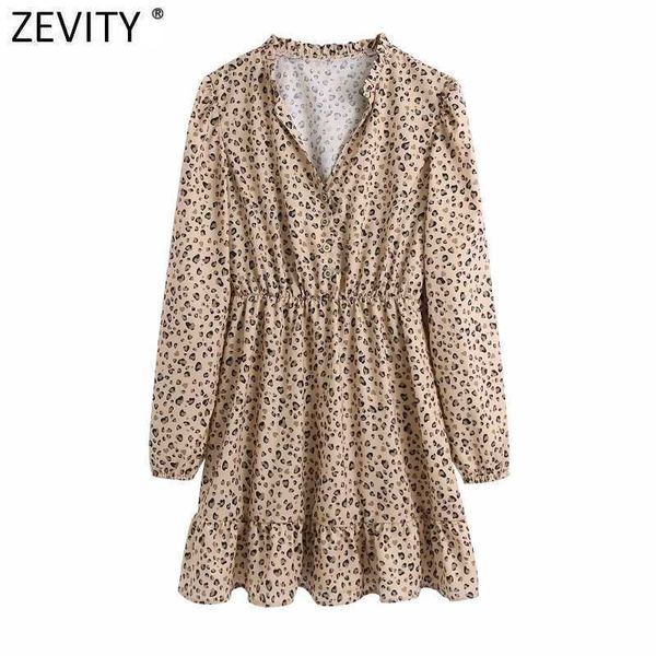 zevity women vintage v neck leopard print hem ruffles mini dress femme puff sleeve pleat ruffles vestido chic dresses ds5073 210603, Black;gray
zevity women vintage v neck leopard print hem ruffles mini dress femme puff sleeve pleat ruffles vestido chic dresses ds5073 210603, Black;gray