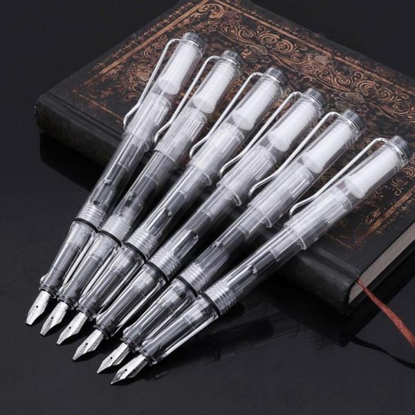 transparent fountain pen 6 nibs 0.7/1.1/1.5/1.9/2.5/2.9mm parallel wide school office supply students stationery pens
transparent fountain pen 6 nibs 0.7/1.1/1.5/1.9/2.5/2.9mm parallel wide school office supply students stationery pens