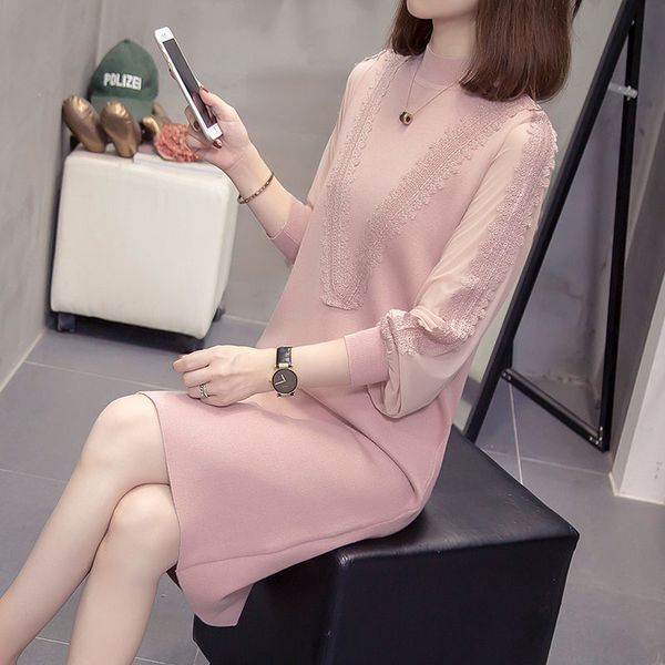 winter autumn dress soft wind sweater around the loose neck skinny mid-length fashion slices of mesh spring shirt y449 o23t, Black;gray
winter autumn dress soft wind sweater around the loose neck skinny mid-length fashion slices of mesh spring shirt y449 o23t, Black;gray