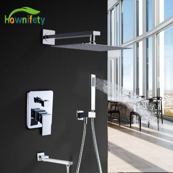 hownifety chrome modern concealed shower set cold mixer value brass head abs hand 2/3 way outlet water bathroom sets
hownifety chrome modern concealed shower set cold mixer value brass head abs hand 2/3 way outlet water bathroom sets