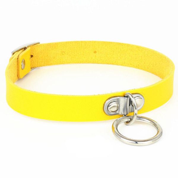 fashion charm female pu leather choker stainless steel round chocker necklaces colorful buckle jewelry for women colar chokers, Golden;silver
fashion charm female pu leather choker stainless steel round chocker necklaces colorful buckle jewelry for women colar chokers, Golden;silver
