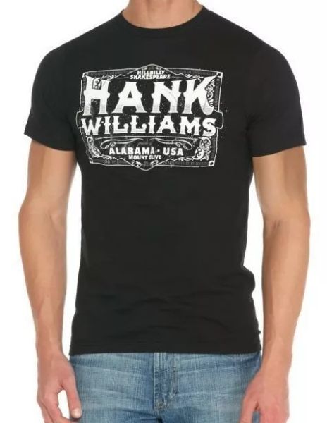 Hank Williams ALABAMA WHISKEY LABEL Country Music T-Shirt NWT 100% Authentic, White;black
Hank Williams ALABAMA WHISKEY LABEL Country Music T-Shirt NWT 100% Authentic, White;black