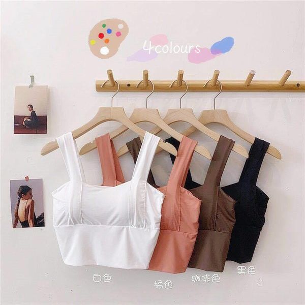 camisoles & tanks women crop tube female seamless underwear active wear cropped padded womens lingerie, Black;white
camisoles & tanks women crop tube female seamless underwear active wear cropped padded womens lingerie, Black;white