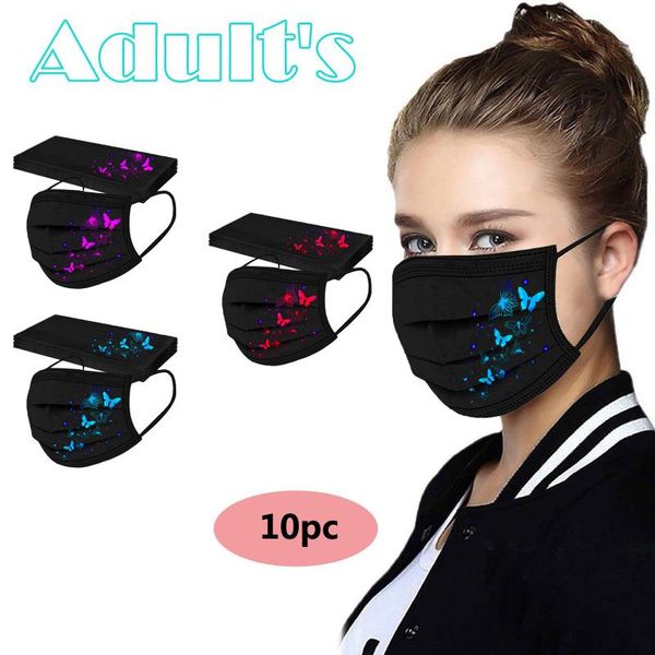 10pcs adlut disposable face mask fashion 3 layer non-woven fabric masks mouth cover for outdoors masque mascarilla cycling caps &, Black
10pcs adlut disposable face mask fashion 3 layer non-woven fabric masks mouth cover for outdoors masque mascarilla cycling caps &, Black