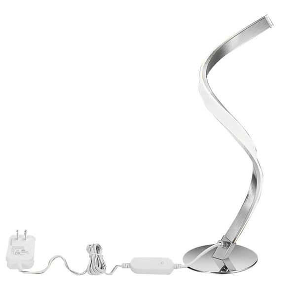 table lamps modern spiral led lamp for bedrooms living rooms, dimmable office desk lamp, metallic bedside press us plug
table lamps modern spiral led lamp for bedrooms living rooms, dimmable office desk lamp, metallic bedside press us plug