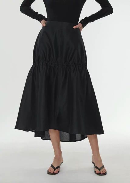 skirts 2021 women midi skirt fashion patchwork pleated high waist black asymmetry long
skirts 2021 women midi skirt fashion patchwork pleated high waist black asymmetry long