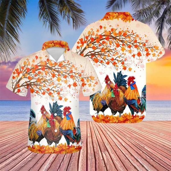 men's casual shirts summer short sleeve hawaiian shirt for male funny rooster pattern holiday camisa hombre plus size 7xl, White;black
men's casual shirts summer short sleeve hawaiian shirt for male funny rooster pattern holiday camisa hombre plus size 7xl, White;black