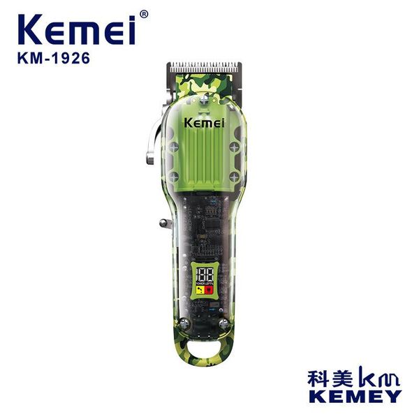 hair clippers kemei electric clipper transparent body cutting machine digital display trimmer usb km-1926 
hair clippers kemei electric clipper transparent body cutting machine digital display trimmer usb km-1926