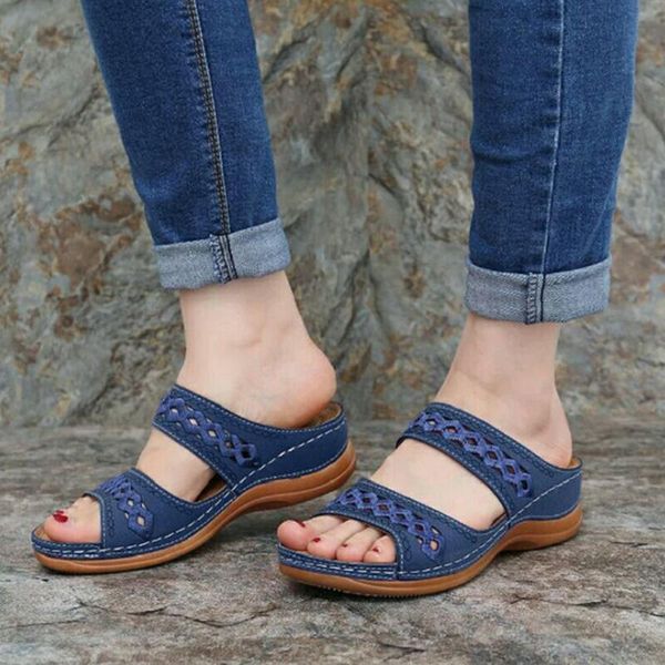 women hollow out breathable summer flat slippers shoes ladies casual wedges slipper female beach chausson femme 2021, Black
women hollow out breathable summer flat slippers shoes ladies casual wedges slipper female beach chausson femme 2021, Black