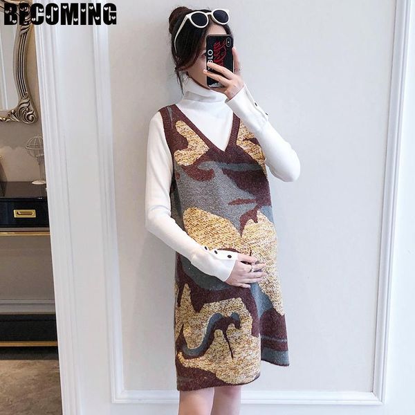 women's autumn and winter knitted suit fashionable high collar bottomed sweater vest skirt pregnant women1617694 maternity bottoms, White
women's autumn and winter knitted suit fashionable high collar bottomed sweater vest skirt pregnant women1617694 maternity bottoms, White