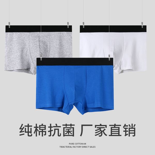 men's underwear pure cotton summer boxer head breathable bacteriostatic bottoms quadrangle pants, Black;white
men's underwear pure cotton summer boxer head breathable bacteriostatic bottoms quadrangle pants, Black;white