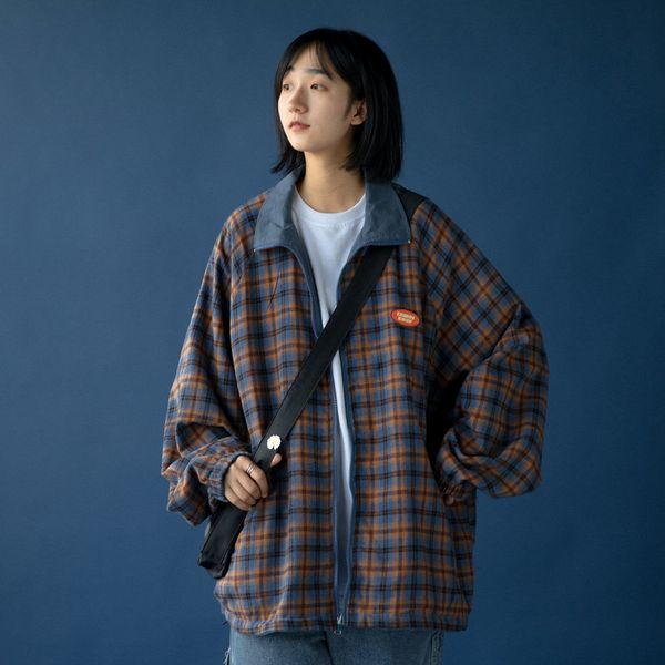 women's jackets bridgewater feminino xadrez jaquetas primavera e outono coreano solto ins na moda legal selvagem casal jaqueta usar amb, Black;brown
women's jackets bridgewater feminino xadrez jaquetas primavera e outono coreano solto ins na moda legal selvagem casal jaqueta usar amb, Black;brown