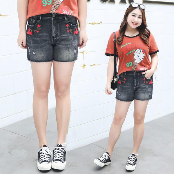 fashion mid waist shorts for women's jeans pattern summer womens black loose big size denim, Blue
fashion mid waist shorts for women's jeans pattern summer womens black loose big size denim, Blue