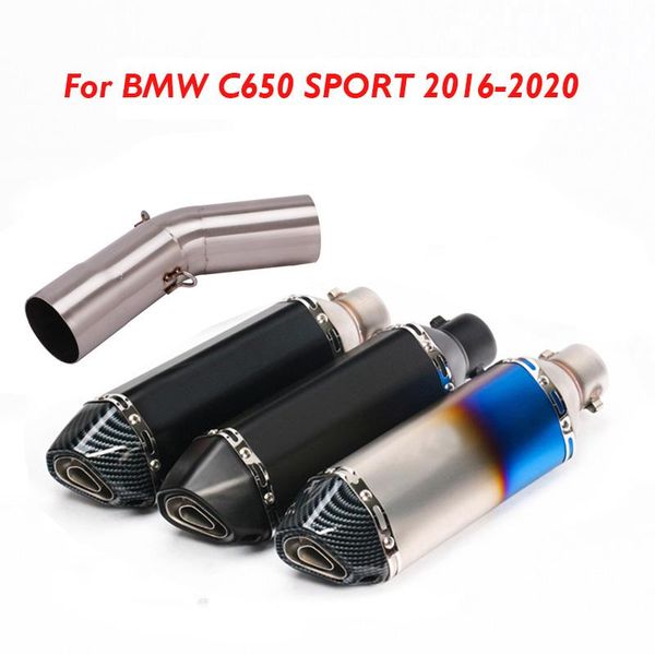 motorcycle exhaust system slip on pipe escape muffler modified connector section for c650 sport 2021-2021
motorcycle exhaust system slip on pipe escape muffler modified connector section for c650 sport 2021-2021
